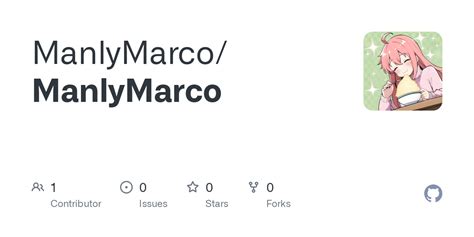 manly marco|ManlyMarco · GitHub.